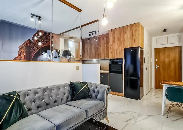 Gold Przy Ksiezym Mlynie - Garaz - Dostep Na Kod - Fv Appartement Łódź